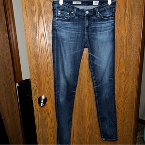 AG Adriano Goldschmied Cigarette Leg Jeans, Size 28R